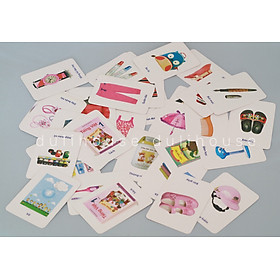 Bộ Flashcard giúp bé làm quen, ghi nhớ từ vựng và các chủ đề về thế giới quan xung quanh - Sản xuất tại Việt Nam