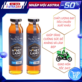 MẬT ONG HOA SÚ VẸT BIỂN 470G/CHAI -  BỘ 2 CHAI