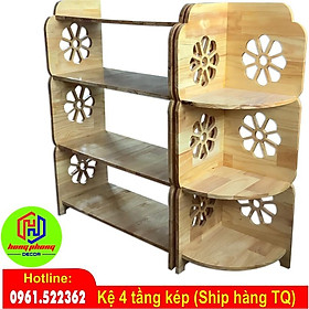 Mua Kệ 4 tầng kép đa năng