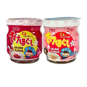 Combo 2 lọ ruốc cà hồi Meiwa cho bé và gia đình - Vị cà chua + ít muối