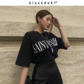 Áo thun nữ BLACKDOKI-Saint Paulus , áo phông basic form rộng tay lỡ cá tính unisex M121