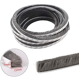 Ron Sợi Chân Cửa Khung Cửa 5*9mm - 9*9mm - 15*9mm - 23*9mm Ngăn Bụi Côn Trùng Chống Ồn Legaxi