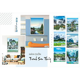 Mua rèm cuốn in tranh nhiều kích thước