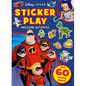 [Download Sách] Disney Pixar Sticker Play Awesome Activities - Disney Pixar: Sách trò chơi + hình dán