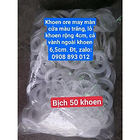 Mua Khoen Ore May Màn Cửa Màu Trắng