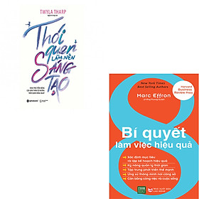 Combo 2 Cuốn Sách: Thói Quen Làm Nên Sáng Tạo + 8 Bí Quyết Làm Việc Hiệu Quả