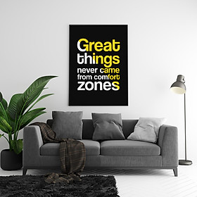 Mua Tranh SLOGAN CANVAS TẠO ĐỘNG LỰC - Trang Trí Văn Phòng