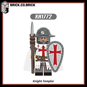 Mô hình Nhân vật Lính Trung Cổ Đền La Mã Cung Hiệp Sĩ Bàn Tròn Đấu Sĩ Đồ Chơi Lắp Ráp Minifig X0320 - X1772