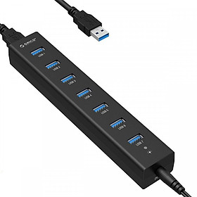 Bộ chia USB 7 cổng có nguồn Orico H7013-U3 chuẩn USB 3.0 chính hãng