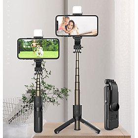 Gậy tự sướng chụp ảnh selfie hàng hiệu có LED - CYKECL10S