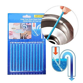 Mua Vỉ 12 que thông tắc đường ống cống SANI