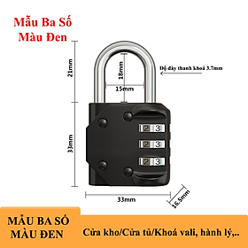 Mua Ổ Khoá Số Khoá Mật Khẩu KUNBE Không Cần Chìa Nhiều Kích Thước An Toàn Chống Trộm