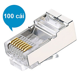 Hộp 100 Cái Đầu Bấm Mạng Ugreen RJ45 CAT6 50248 - Hàng Chính Hãng