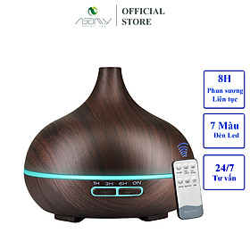 [Hàng Chính Hãng] Máy Xông Tinh Dầu Phun Sương Tạo Ẩm Cổ Cao Nga My Dung Tích 550ml Có Điều Khiển , Chế Độ Hẹn Giờ 1h/3h/6h/on Đèn Led 7 Màu Phun Sương Tạo Âm Trong Phòng Điều Hòa