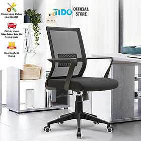 Mua Ghế xoay văn phòng  tầm trung cấp - Hàng chính hãng TIDO - Lắp sẵn thân ghế dùng ngay - TI-GX03