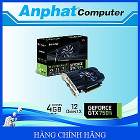 Card Màn Hình  VGA T-WOLF TW-GTX750Ti 4G D5 (GTX750Ti/4GB/GDDR5/128bit/HDMI-VGA-DVI/1Fan) – Hàng Chính Hãng