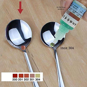 Mua Dung dịch phân biệt inox 201 và 304 (thuốc thử inox chuyên dụng)