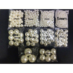 Mua Hạt ngọc trai nhựa bịch 50gam  100gam