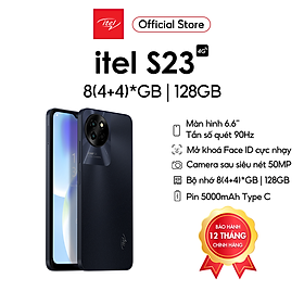 Mua Điện Thoại Itel S23 4GB/128GB | Pin 5000mAh | 6.6 Inch | Camera 50MP | HÀNG CHÍNH HÃNG