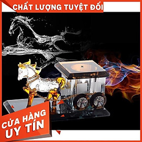 Tượng nước hoa ngựa kéo xe ,cầu tài lộc ,may mắn,Tượng nước hoa oto