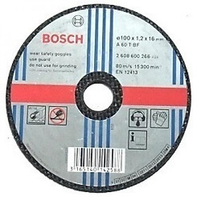 Đá cắt sắt Bosch 2608600266 100x16x1.2mm
