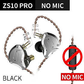 KZ ZS10 PRO 1DD 4BA HIFI Metal Headset Hybrid In Ear Tai nghe nhét tai thể thao chống ồn ZSN PRO X AS12 T3 PLUS ES4 EDX PRO EDA