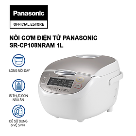 Mua Nồi cơm điện Panasonic SR-CP108NRA 1Lit - Chế độ giữ ấm 12 tiếng - Công nghệ nấu Fuzzy điều chỉnh nhiệt độ theo từng loại gạo - Hàng Chính Hãng