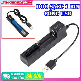 Mua Bộ sạc đa năng 1 pin cổng USB dock sạc pin 3.7v 4.2v