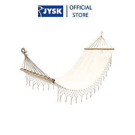 Mua Võng | JYSK Bergfink | cotton/polyester | màu tự nhiên | R80xD200cm