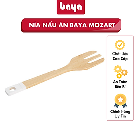 Mua Nĩa Gỗ Nấu Ăn BAYA MOZART Cán Dài Tiện Lợi Khi Xào Nấu  Có Móc Treo  Chất Liệu Gỗ Cao Su Phủ PU Bền Chắc  Không Bị Nóng Chảy 1092677