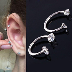 Khuyên MŨI Chữ U đính đá  - Được ưa chuộng nhiều - 69STORE