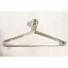 Mua COMBO 10 MÓC NHÔM 4 TẤC TREO QUẦN ÁO NGƯỜI LỚN