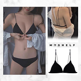 M189. Áo lót cài trước quai mảnh, áo ngực cài trước đệm mỏng siêu hot