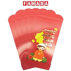 Bộ 5 Bao Lì Xì Tết - FAHASA 03 - Chúc Mừng Năm Mới