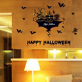 Decal trang trí Hallowen- Happy Hallowen- mã sp SK9226