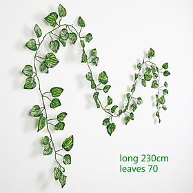 Mua Dây lá giả  dây trầu bà giả dài 2m trang trí trần  vách  tường nhà  ban công  hàng rào xanh mát Flowermini