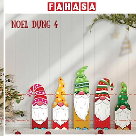Set Gỗ Dựng Tường - Trang Trí Giáng Sinh - 70 x 15 x 10 cm - Bách Mộc 4