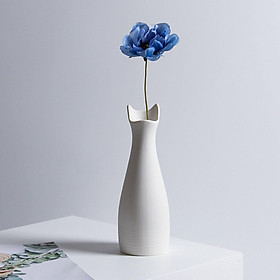Ceramic Flower Vase, Decorative Bud Vase Modern Cat Opening Bouquet Centerpiece Flower Pot Vases for Home, Wedding Decoration