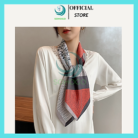 [VIDEO]-Khăn lụa quàng cổ 90x90cm, khăn lụa dài, khăn choàng lụa cao cấp, khăn 4 mùa đông Hàn Quốc- Quà tặng ý nghĩa cho phái đẹp- CHỌN MẪU