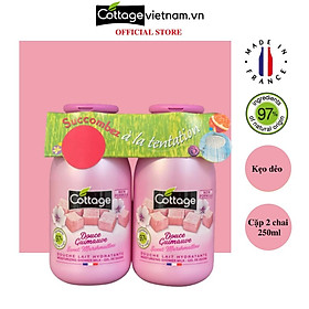 Sữa tắm dạng gel Cottage 2 chai 250ml hương kẹo dẻo ngọt