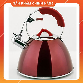 Mua Ấm Đun Nước Bếp Từ  Bếp Điện Faster 3L Chất Liệu nõ 304 Có Còi Báo Sôi Tiện Lợi - Màu Đỏ