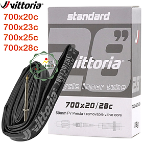 Ruột VITTORIA 700x20-28c Presta van nhỏ