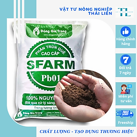 Phân trùn quế nguyên chất SFARM Bao 2kg rất tốt cho mọi cây trồng, dễ sử dụng, tiện lợi