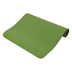 Thảm Tập Yoga Relax Ec Tpe 2 Lớp (183 x 61 cm) - Xanh Lá