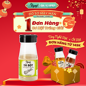 Sả Bột Tự Nhiên Vipep Hũ Nhựa 40g