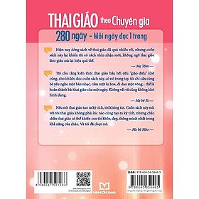 Hình ảnh Sách - Thai Giáo Theo Chuyên Gia - 280 Ngày, Mỗi Ngày Đọc 1 Trang - Tái Bản (Minh Long Books)