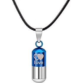 Urn Necklace Pendant Necklace Fashion Ashes Holder Silver Wmen'S Family Member Memorial