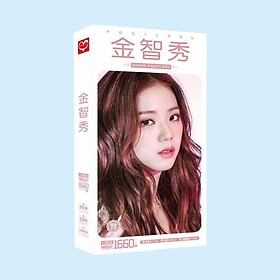 Hộp ảnh postcard Jisoo Blackpink 1660 ảnh hộp ảnh bộ ảnh có ảnh dán sticker lomo bưu thiếp