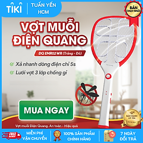 Mua Vợt Muỗi Điện Quang ĐQ EMR02 WR - Trắng Phối Đỏ