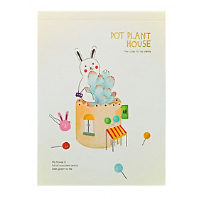 Sổ tay ghi chú A6 Pot Plant House